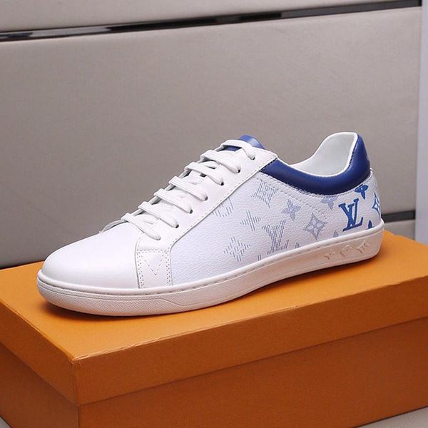 

new fashion mens shoes luxury sneakers breathable outdoor footwears with box zapatos de hombre luxembourg sneaker mens shoes casual l665 sal, Black