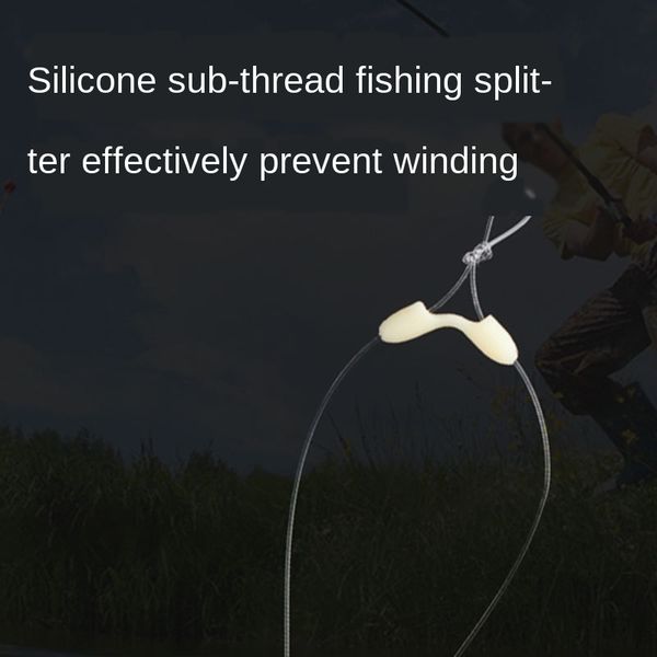 

wfcet fish tied set finished sub-line double hook anti-winding iseni with reverse thorn full fishhook multifunctional multi-function binding