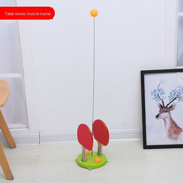 

35un7 trainer household sucker self-training elastic soft shaft children's parent-child table tennis sucker table tennis single ba