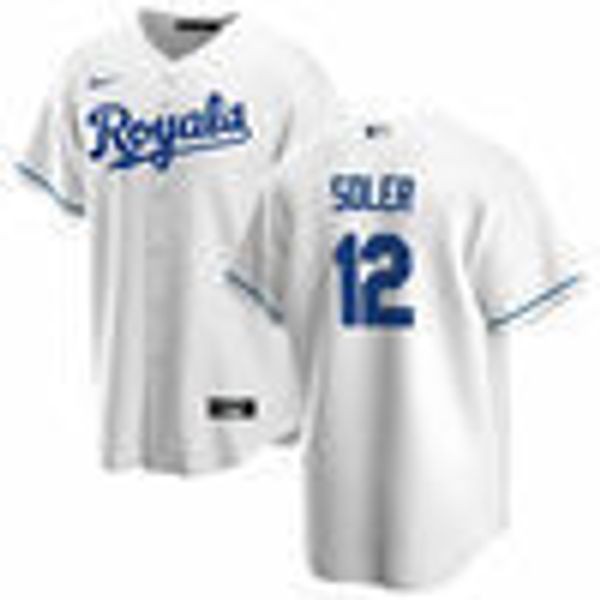 

jorge soler #12 men's all colors 2020 mens stitched xs-6xl baseball jerseys, Gray