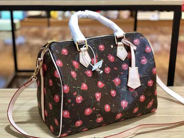 

female leather fashion old flower pillow inclined shoulder bag leboy handbag designer luxury trend joker boston bags backpacks 2020