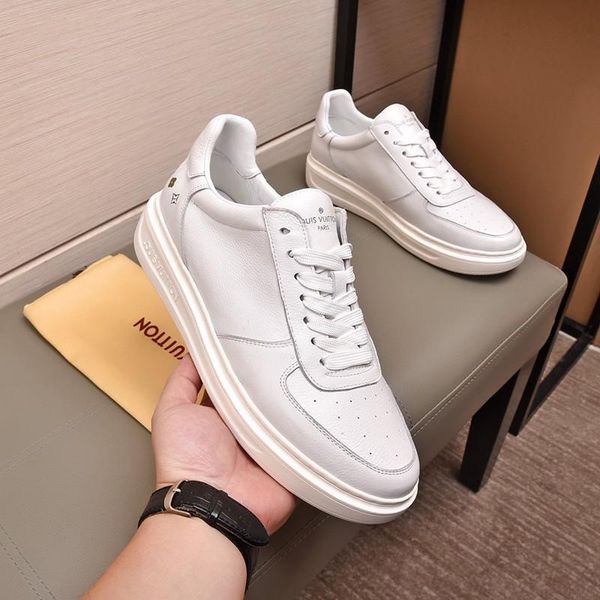 

2020m limited edition luxury design mens leather printed sneakers all-match fashion mens casual shoes mens banquet shoes size: 38-451, Black