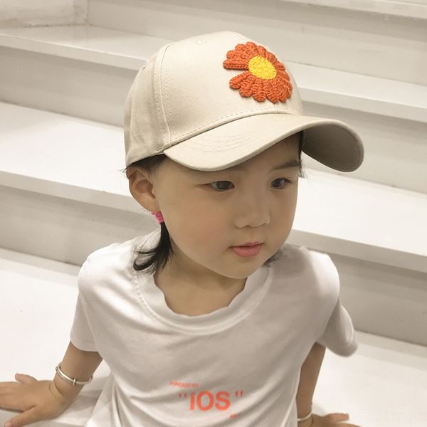 

children's hat children's web celebrity with ins wind sunflower korean baseball baseball cap all-match boys' daisy cap fashio, Blue;gray