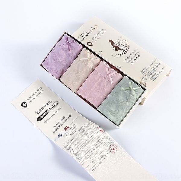 

genuine anti-counterfeiting jade box graphene women's lace underwear naked ammonia seamless antibacterial bow lace women's underwe, Black;white