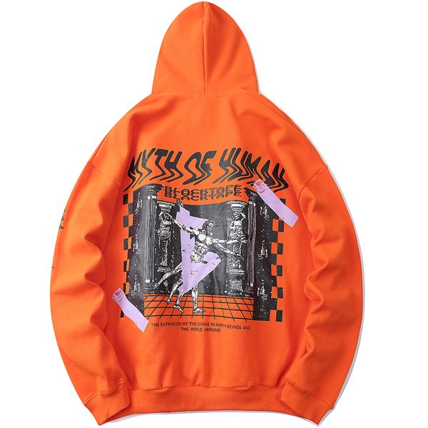 

fleece hoodies sweatshirts men women letter pattern 3d print casual streetwear autumn winter hip hop hoodie pullover outwear man, Black