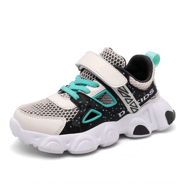 

yte3v boys' sneakers girls' 2020 summer new medium and large children boys sneakers children's children's shoes ' s, Black