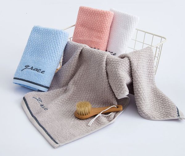 A mais recente toalha de tamanho 68x34cm, puro algodão macio e confortável absorvente lavagem facial toalhas para homens mulheres, muitos estilos para escolher entre