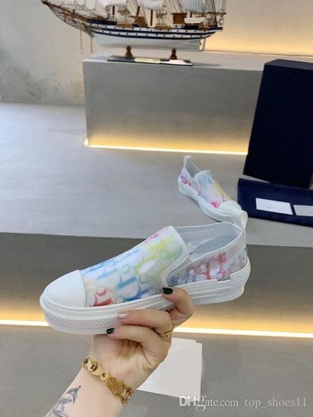 

b23 low sneakers oblique colorway mens casual shoes transparent letters skateboard shoes men women low help canvas shoes with box, Black