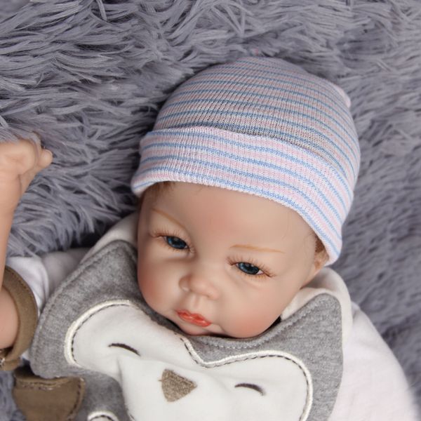 

new men's blue pullover hat cap and white striped simple baby hat newborn baby pullover cap, Blue;gray