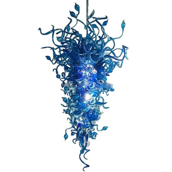 

modern large chandeliers murano chandelier lamp unique design italian hand blown blue glass chandelier lighting for lobby staircase