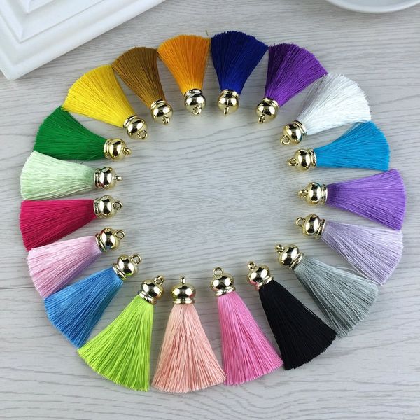 

creative tassel pendant accessories key chain car female pendant accessories key chain metal small gift, Silver