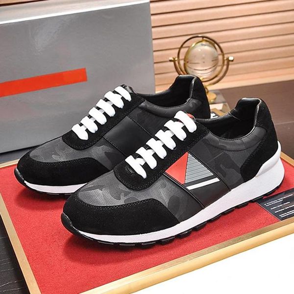 

technical fabric sneakers men 's shoes fashion classic soft footwears breathable casual low lace -up sports men shoes zapatos de h, Black