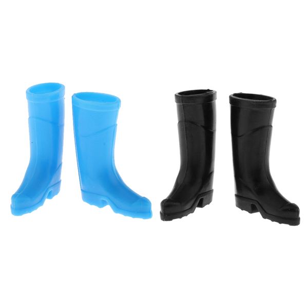 

1/12 dollhouse miniature plastic rain boot shoes home garden decors