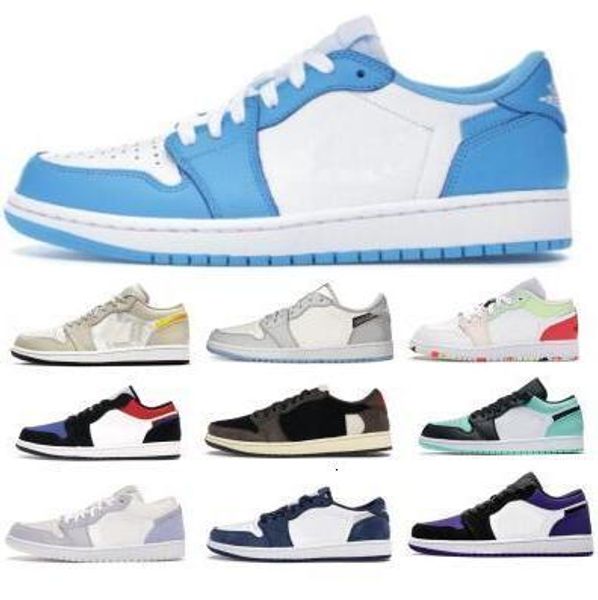 

jumpman 1 1s glow mens basketball shoes low travis scotts unc paris obsidian ember 3 gold toe women skateboard trainers sneakers
