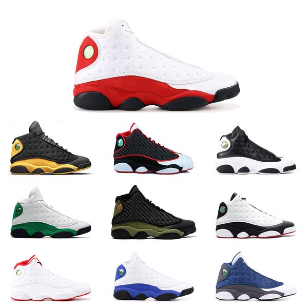 

2020 basketball shoes 13 13s love & respect cap and gown city of flight he got game lucky green mens trainers sports sneakers 7-13