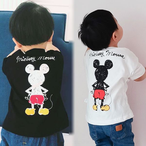 

boy's short-sleeved t-shirt 2020 new children clothes children 100% cotton coat children's children's coat, Blue