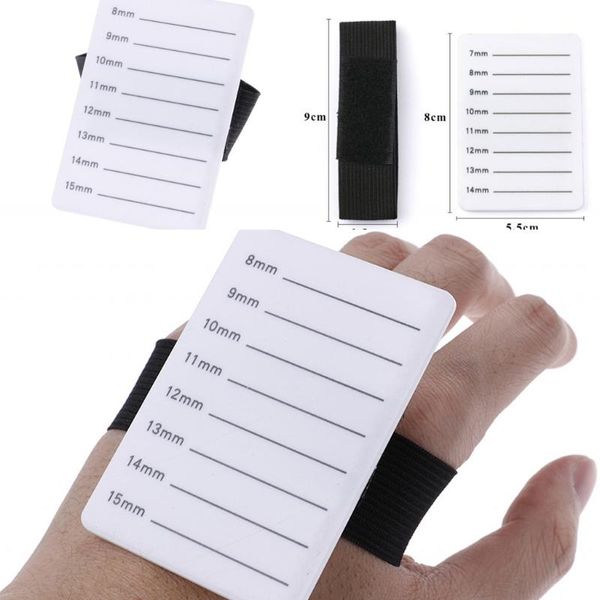 

1pc 7-14mm/8-15mm fake eyelash tray strip stand individual eyelash extensions hand plate grafting stand palette makeup tool