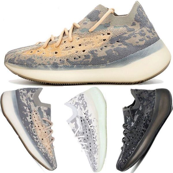 

pk 2020 kanye west 380 alien mist 3m reflective sneakers clay beluga triple black white mens womens running shoes with box