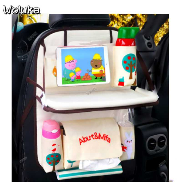 

car storage bag hanging bag multi-function storage box car child seat folding table interior supplies cd50 q06