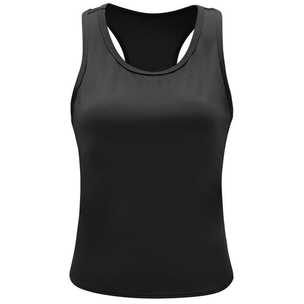 

hg-women sports yoga tank dry quick yoga shirts loose gym fitness sport sleeveless vest singlet for running training bl, Black;blue