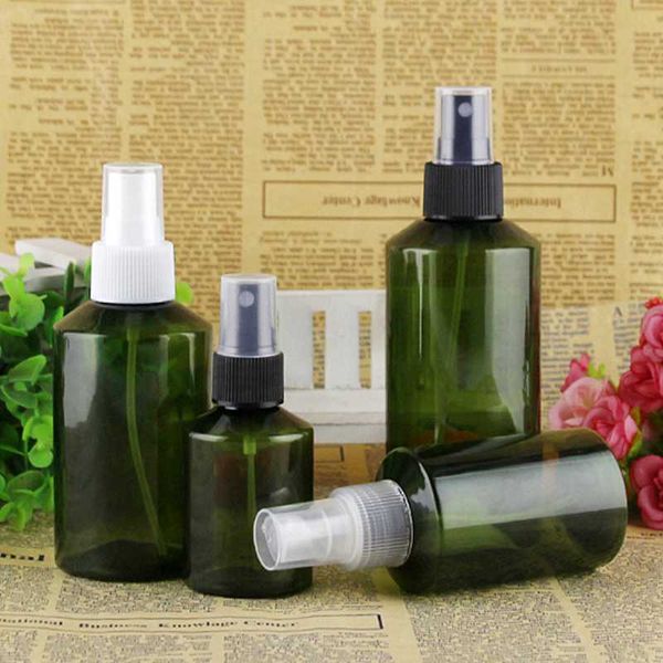 

50/100/150/200ml portable plastic spray refillable bottles essential oil perfume cosmetic dispenser empty mist sprayer container