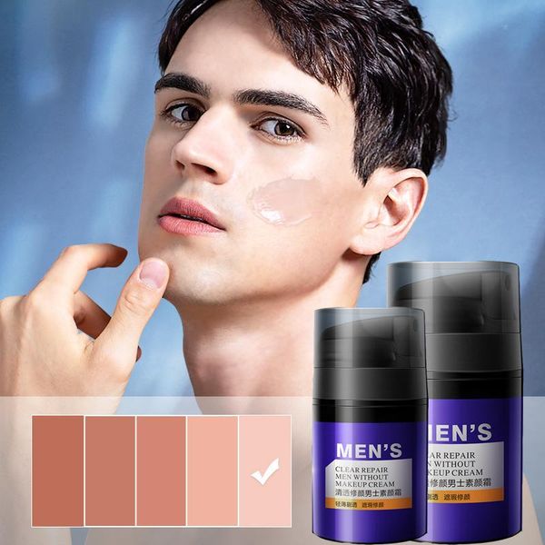 

Fresh and moist Easy to apply Reduce gloss No caking powder Concealer wholesale Clear repair men without makeup cream Crème pigmentaire