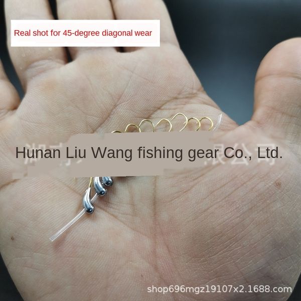 

mhzja 45-degree non-blocking chaotian hook handmade traditional 10 pieces yidou 45 degree gear non-blocking gear jinhaixi chaotian hook sing