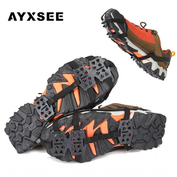 

gkqdp outdoor 24-tooth ice claw anti- non-slip non-slip shoes protective skid shoes shoe cover claw ice fishing snow village anti-s