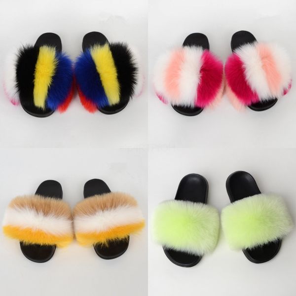 

2020 new women sandals women slippers genuine leather thick high-heeled color block decoration open toe women sandals c03#556, Black