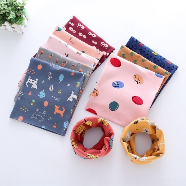 

mother and baby products new children's neck warm cover korean multi-functional warm children's scarf baby scarf, Red;brown