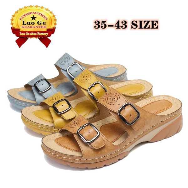 

summer women slippers gladiator flower shoes wedges platform flip flops beach mules ladies slides party sandals zapatos de mujer, Black