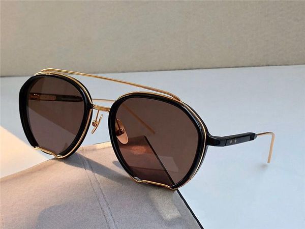 

new fashion design sunglasses aviator 810 round frame popular avant-garde style protection uv400 glasses quality, White;black