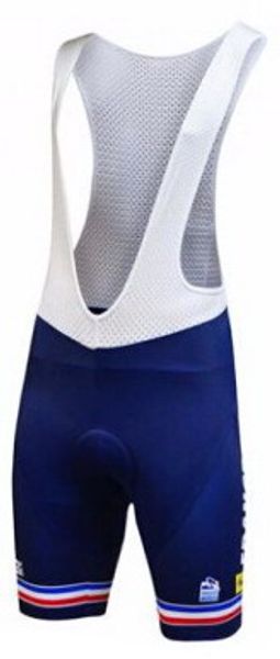 

2020 france notional team blue only men's cycling bicycle clothing bib shorts with gel pad ropa ciclismo