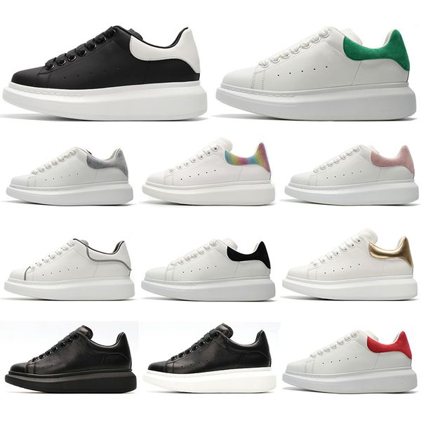 

with socks 2020 men women platform leisure sneakers genuine leather lovers daily dress party casual jogging shoes trainers size 36-44, Black