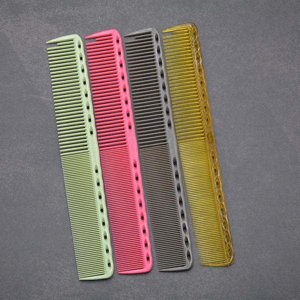 

4pcs professional barber hairdressing comb hair cutting styling combs, Silver
