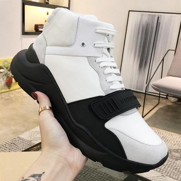 

comfortable men boots outdoor walking lightweight shoes vintage check cotton sneakers herren sportschuhe casual luxury lace -up men shoes, Black