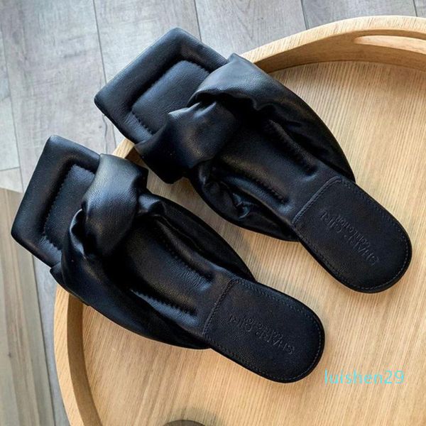 

women slippers 2020 summer slides open toe flat casual shoes leisure sandal female beach flip flops l29, Black