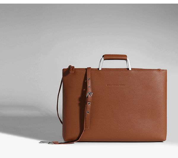 

2020 cof-leather business trip bag a4 document bag