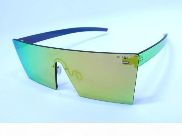 

l cool super future flat sunglasses &quot ;black guys square frame super retro future bieber with box, White;black