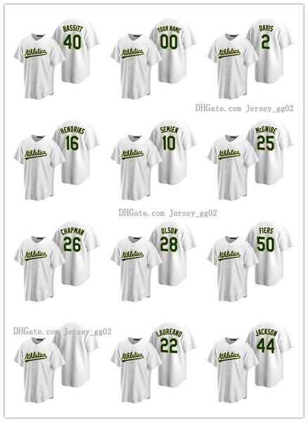 

oakland athletics men women youth 26 matt chapman 3 khris davis 2020 home baseball jersey, Black