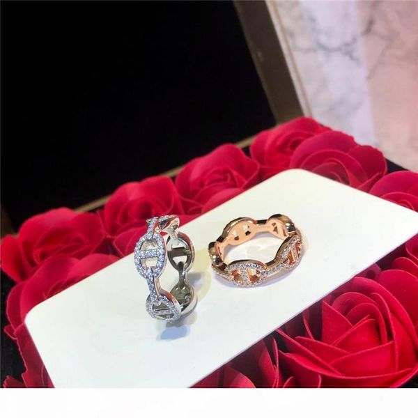 

farandole jewelry rings 925 sterling silver diamond pig nose exquisite rings women jewelry gift ing