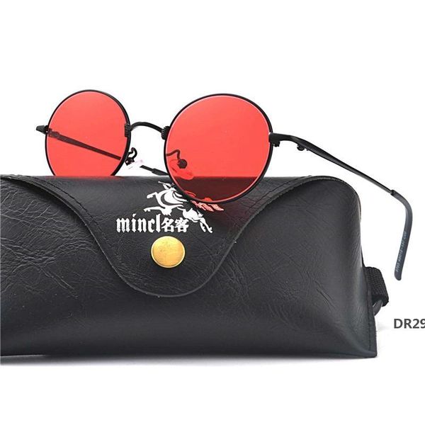

small oval sunglasses for men male retro metal frame yellow red vintage small round sun glasses for women punk sunglasses fmldr29, White;black