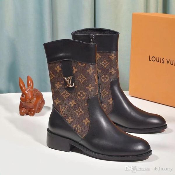 

fashion limitless ankle boot chaussures de femme lady casual zipper ankle snow martin boots luxury womens shoes fashion type lu544 fast ship, Black