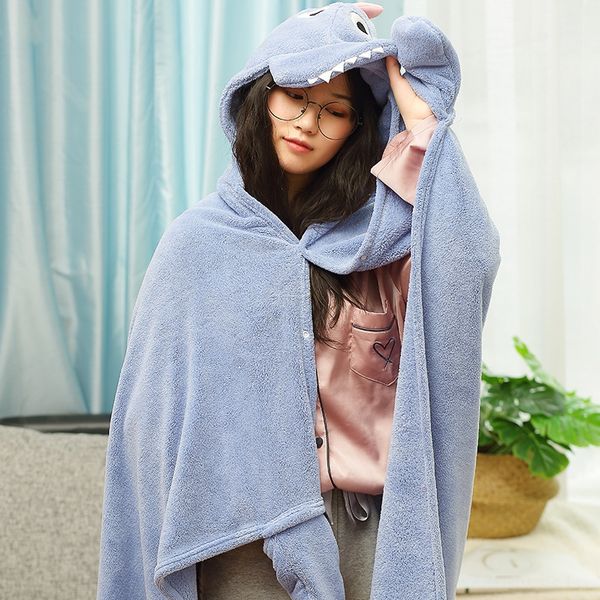 

coral fleece dinosaur frog cloak bath toweltowel cloak baby water absorbing bathrobe children's bath towel bathrobe dinosaur