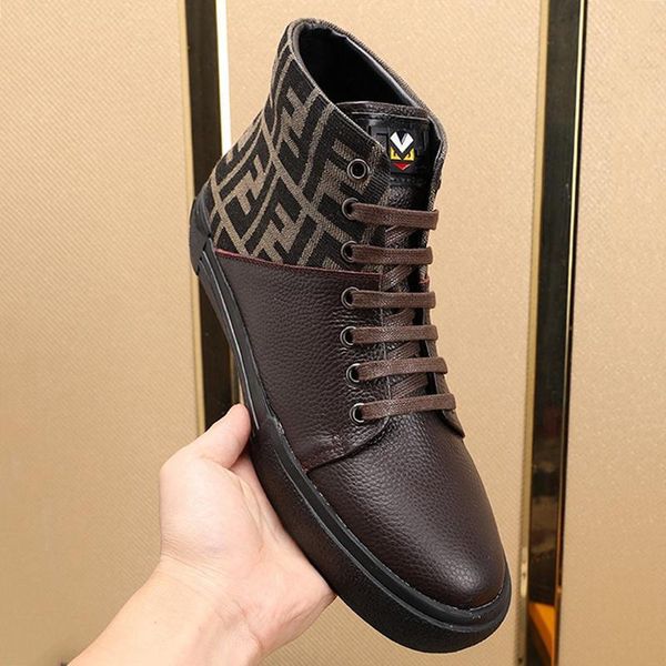 

drop ship lightweight mens shoes fashion outdoor walking footwears high lace -up casual men shoes scarpe sportive da uomo, Black
