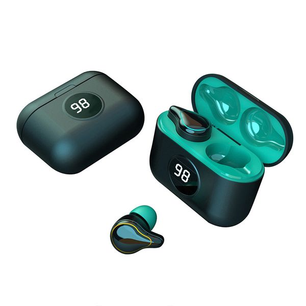 

wireless bluetooth headsets v5.0 mini portable fashion in-ear waterproof headphones touch control hifi sport wireless earphones 3 colors