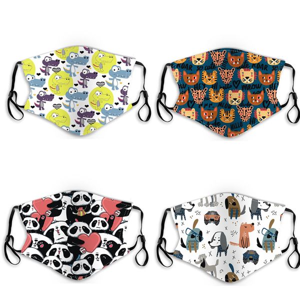

selling fashion printed cotton design face mask dust respirator can be washed with water and inserted with filters face masks