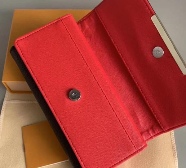 

2020 wholesale women red bottoms lady long wallet hasp designer coin purse card holder classic pocketd with original box dust bags11, Red;black