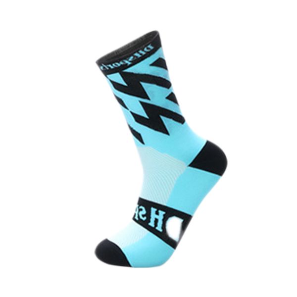 

cycling 1 pairs socks mens womens breathable sports gym running all seasons, Black