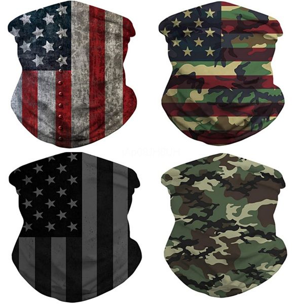 

men women's turban magic scarf outdoor sports bicycle riding headband sun protection running magic face scarf#656, Blue;black